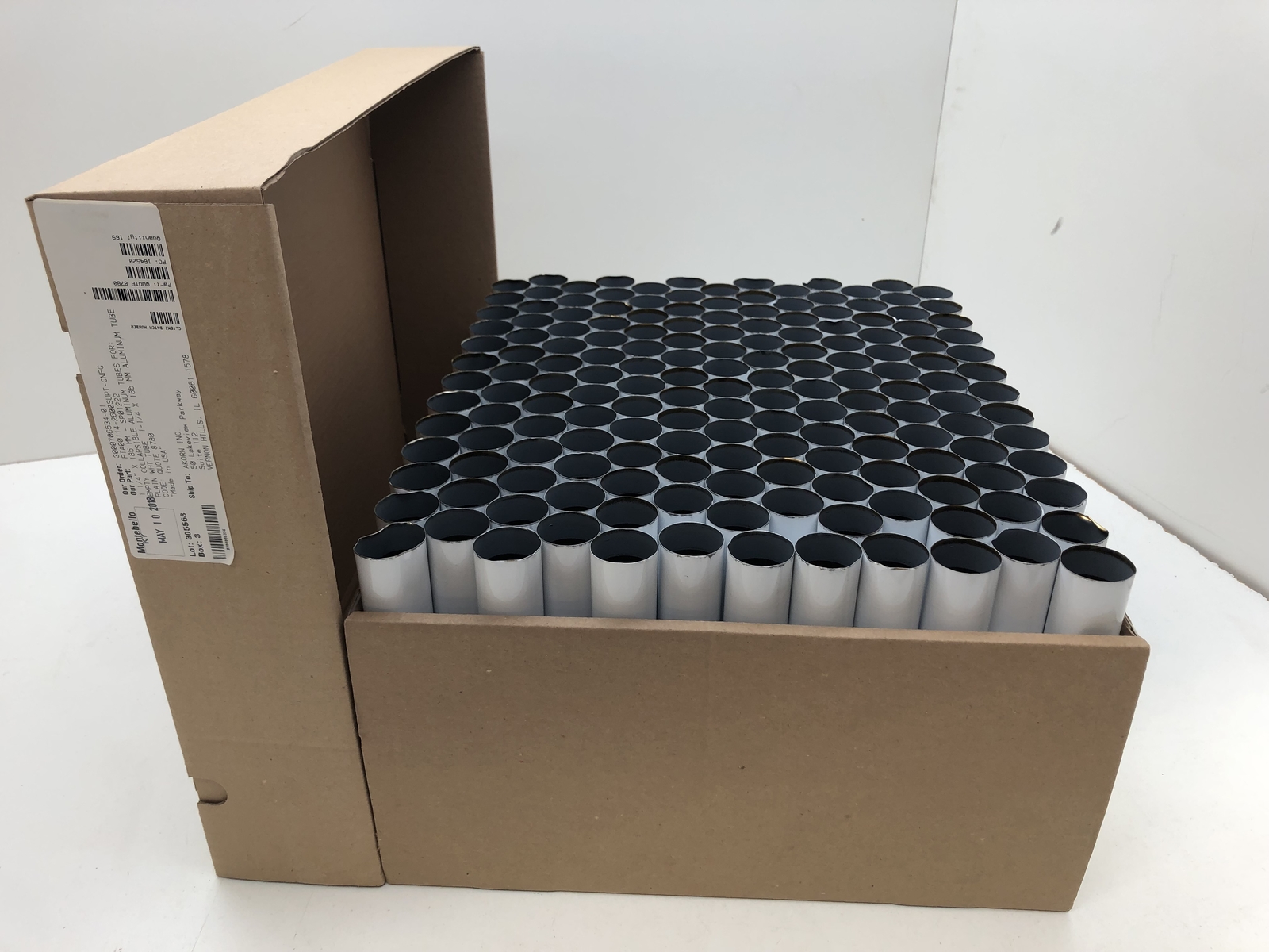 (QTY 169) MONTEBELLO FTA0014-2600SUPT-CNFG COLLAPSIBLE ALUMINUM TUBES