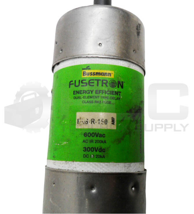 BUSSMANN FRS-R-150 ENERGY EFFICIENT FUSE 150A 600VAC 300VDC