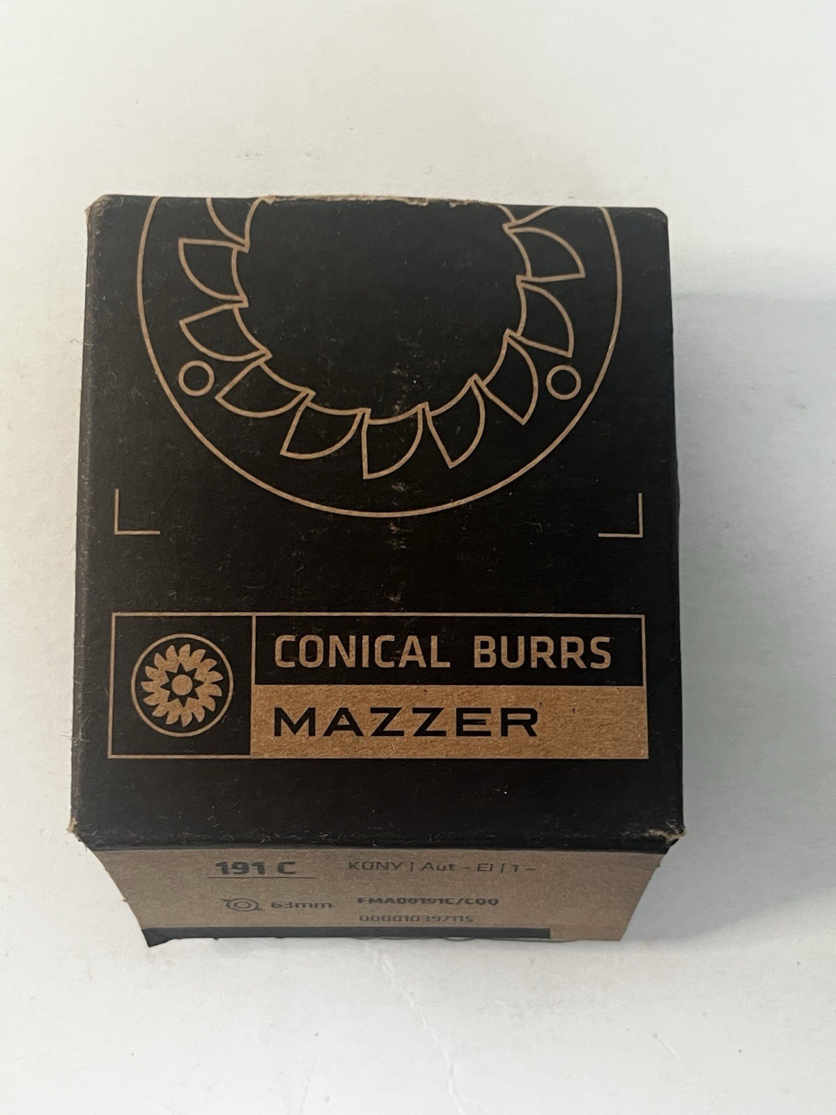 Mazzer 0191C 63mm Conical Burrs for Kony & Niche Zero Grinders Genuine OEM
