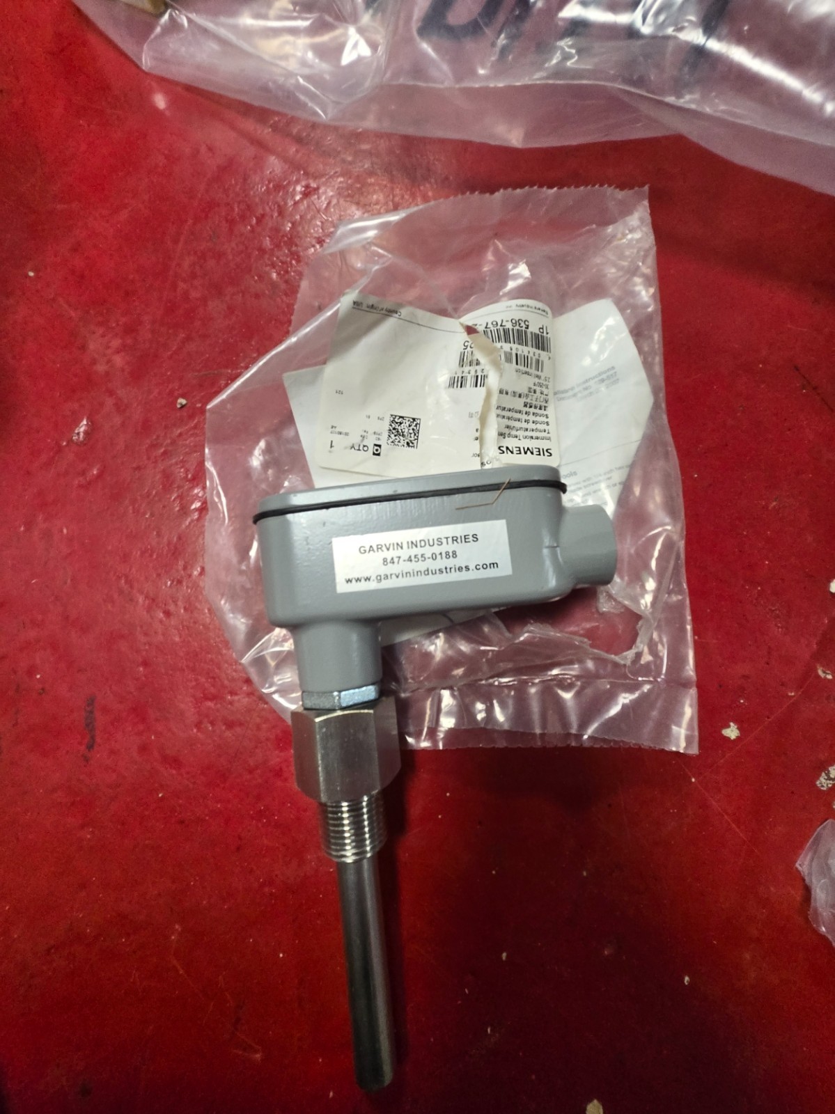 LOT of 3 New Siemens Industry 536-767-25 Immersion Temp Sensor