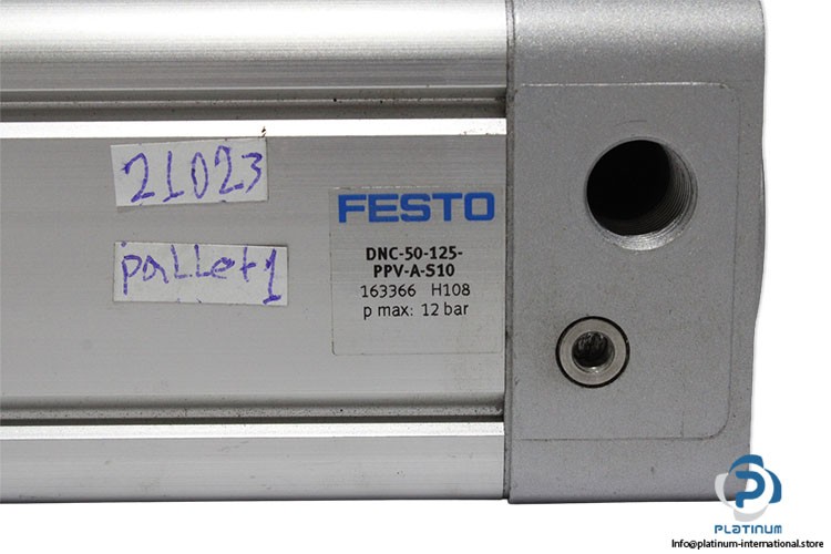 FESTO 163366 50X125 ISO CYLINDER_125 mm_50 mm_64X265 mm_Double acting