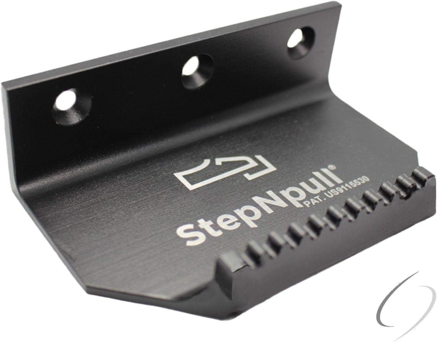 6 StepNpull SNPE-BLK Silver Step N Pull hand free door foot opener Black