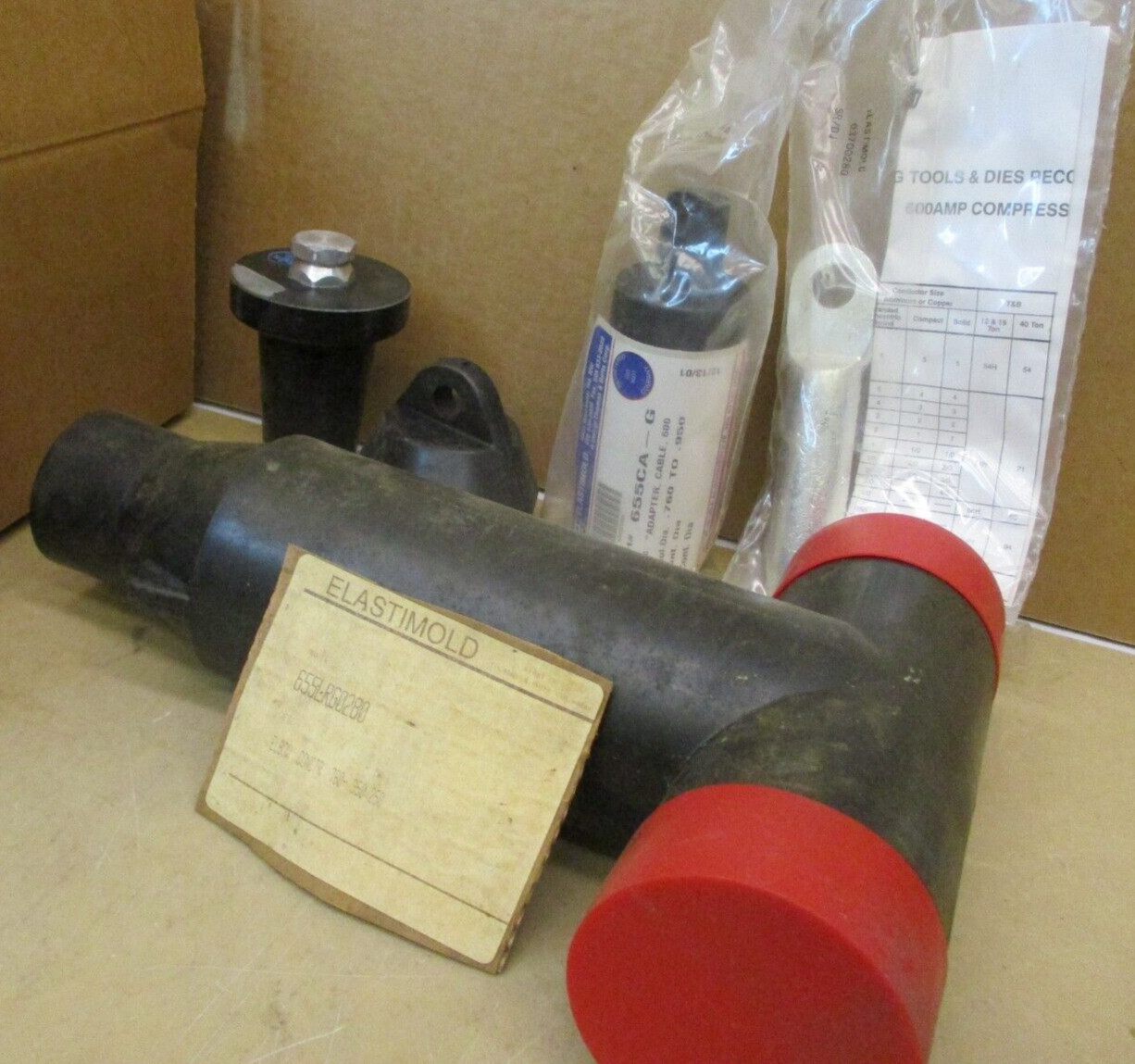 Elastimold 655LRG0280 Elbow Conctr 760-950-250 K655BLR 655GA-G 46778HAT