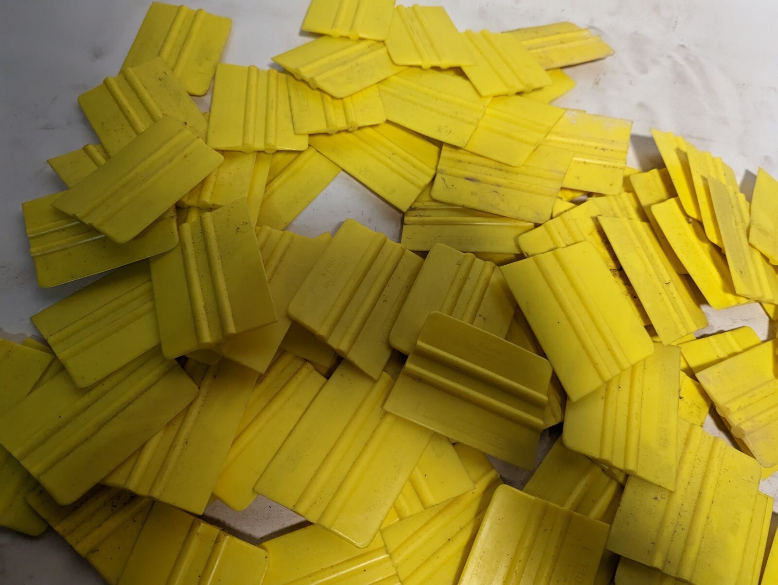 Lot of Kern EDM squeegees, 4 in x 3 in, as pictured