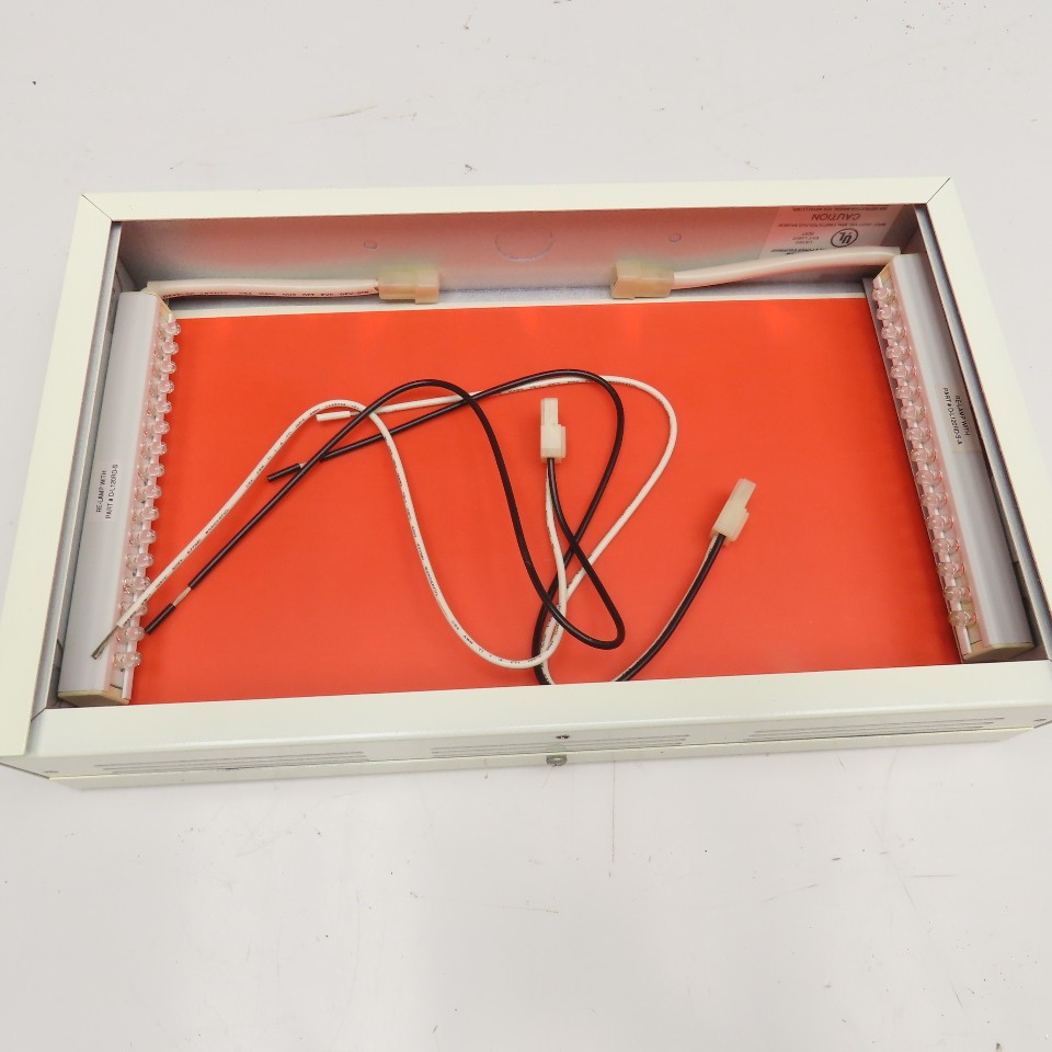Astralite 3000 Metal Body Double Sided RED Emergency Exit Sign LED 120/277V
