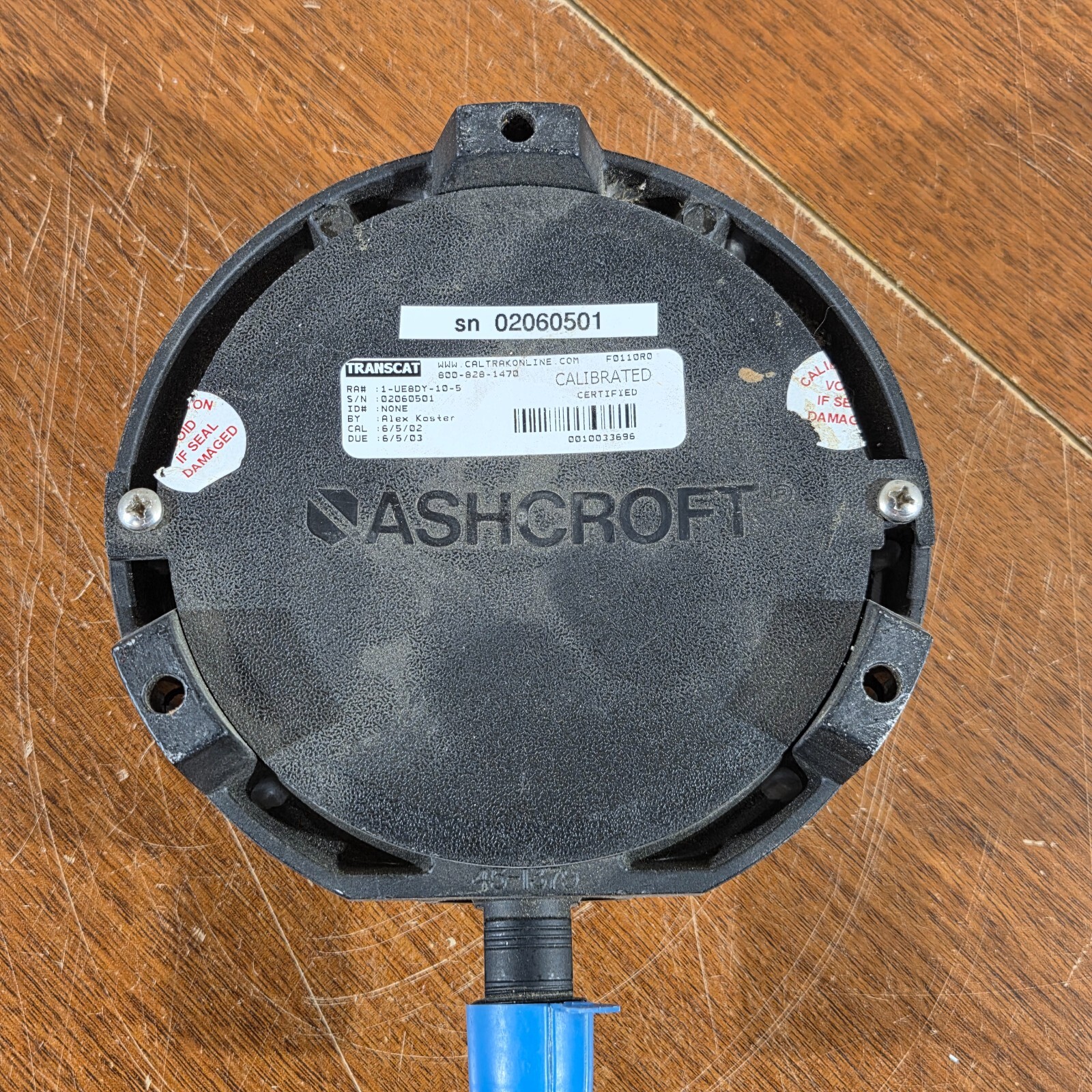 Ashcroft Duragauge 0-160 PSI Pressure Gauge NOS never used