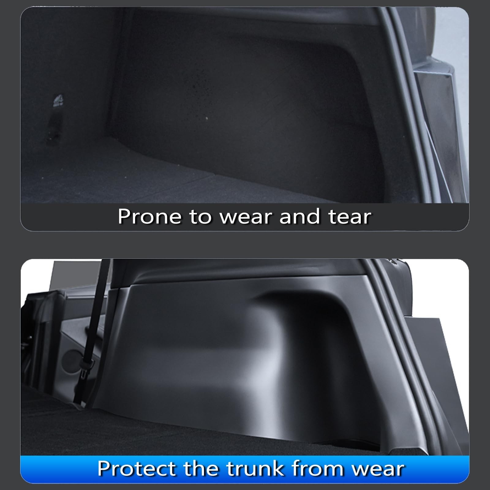 Trunk Side Protector for Tesla Model Y Juniper 2025 Left & Right TPE Rear Tru…