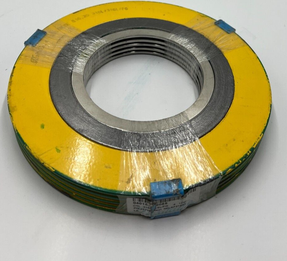(QTY 5) Flexitallic Spiral Wound Gasket 4″ 1500 ASME B16.20 316L/316L/FG
