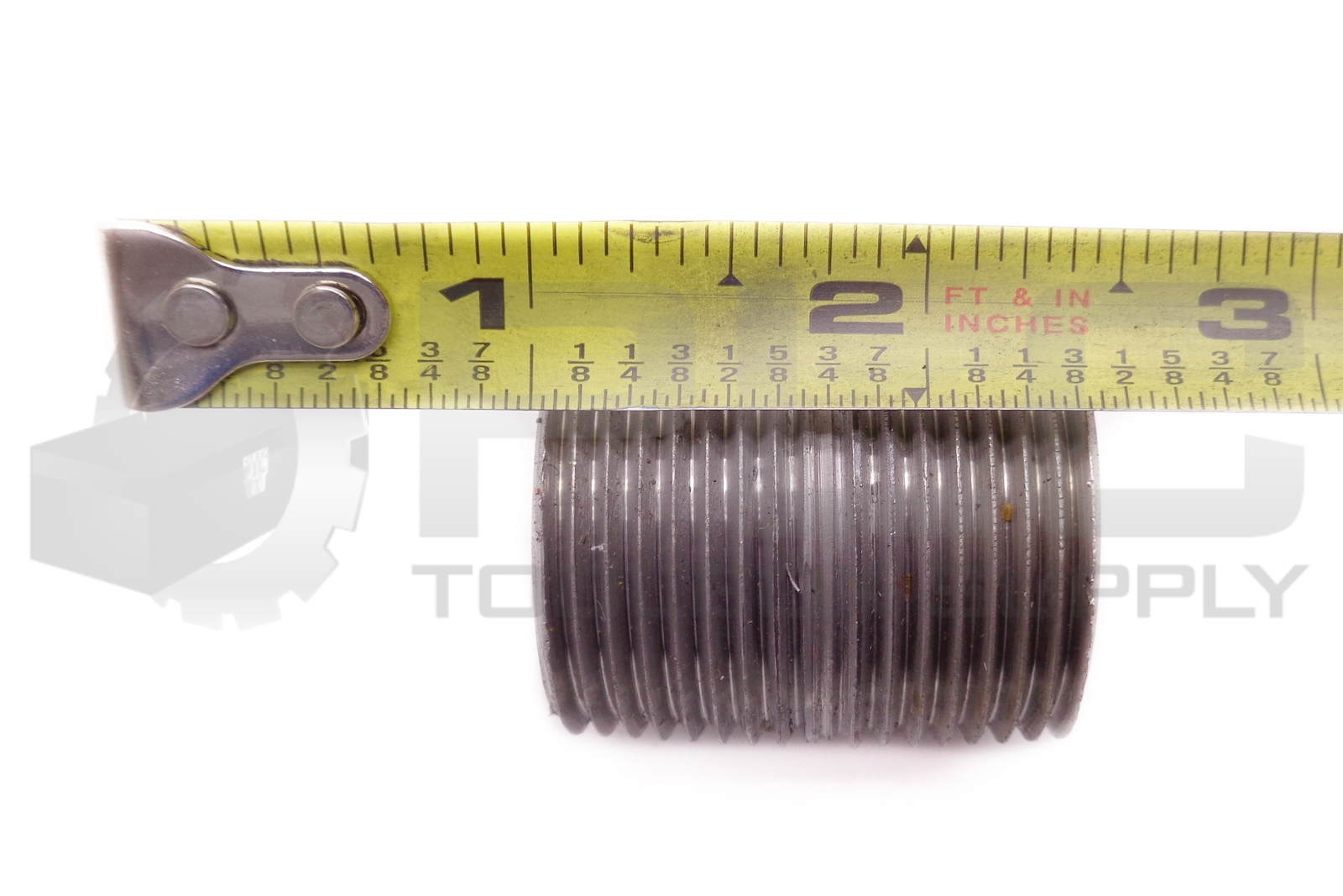 LOT OF 7 NEW CARBON STEEL NIPPLES 1-3/8″ OD, 1″ ID, 1-5/8″ LENGTH *READ*
