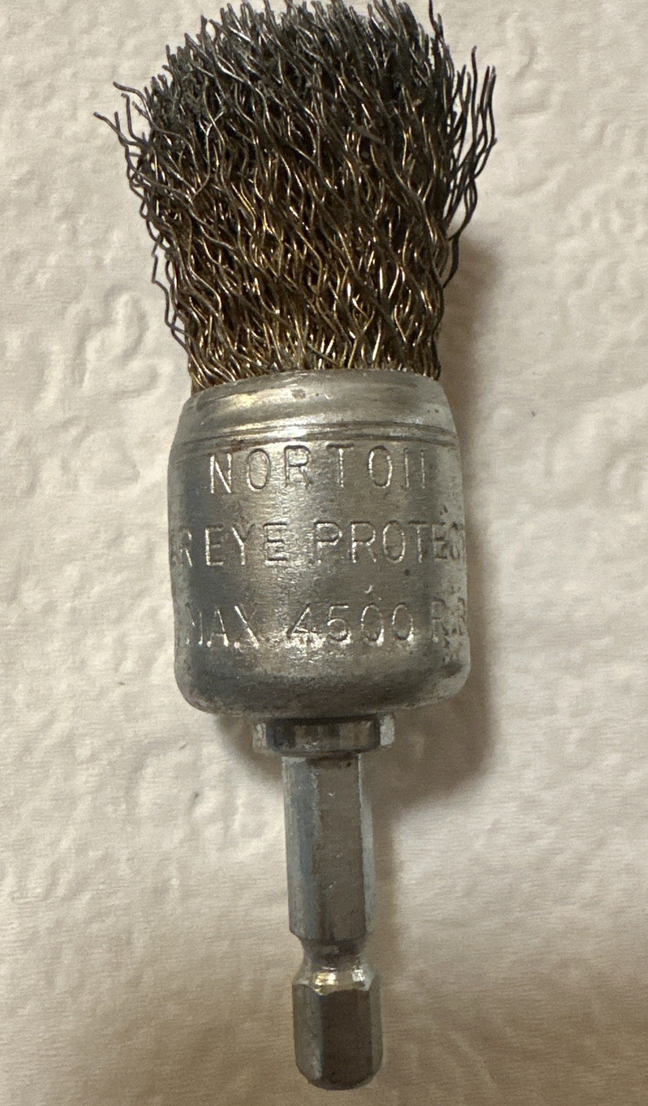 Norton 1″ Coarse Wire End Steel Brush Electric Drill Cleaning And Deburring
