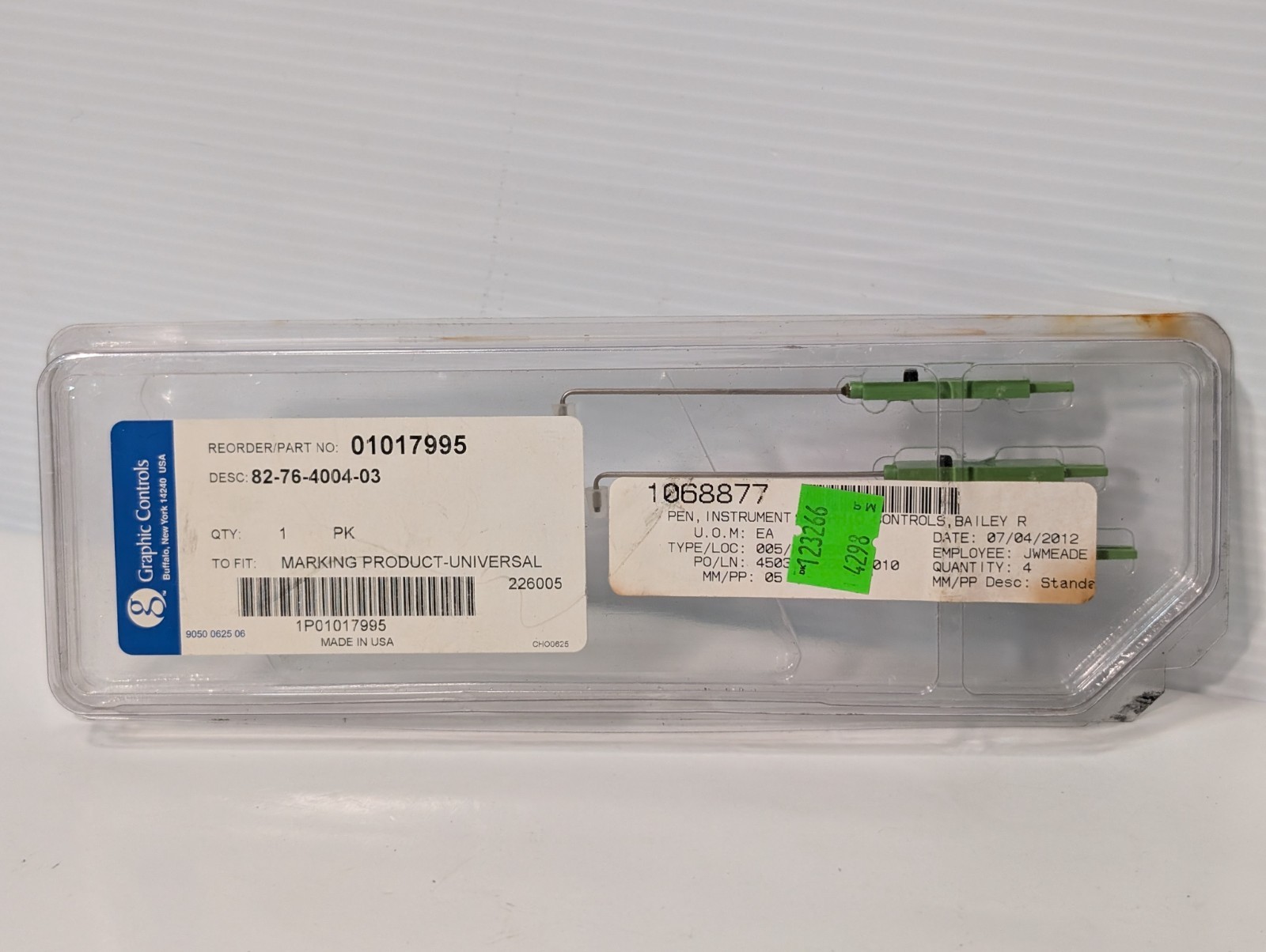 Lot of Graphic Controls 82-76-4004-03 Universal Product Marking Pens, 01017995