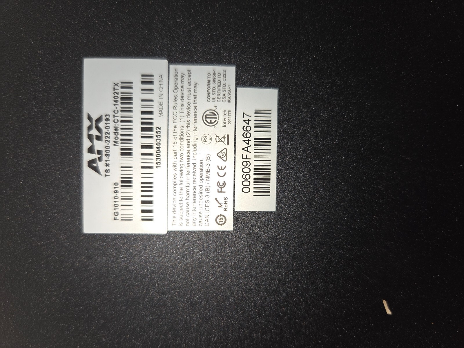 AMX CTC-1402TX/RX Conferencing Connectivity and Transport Kit