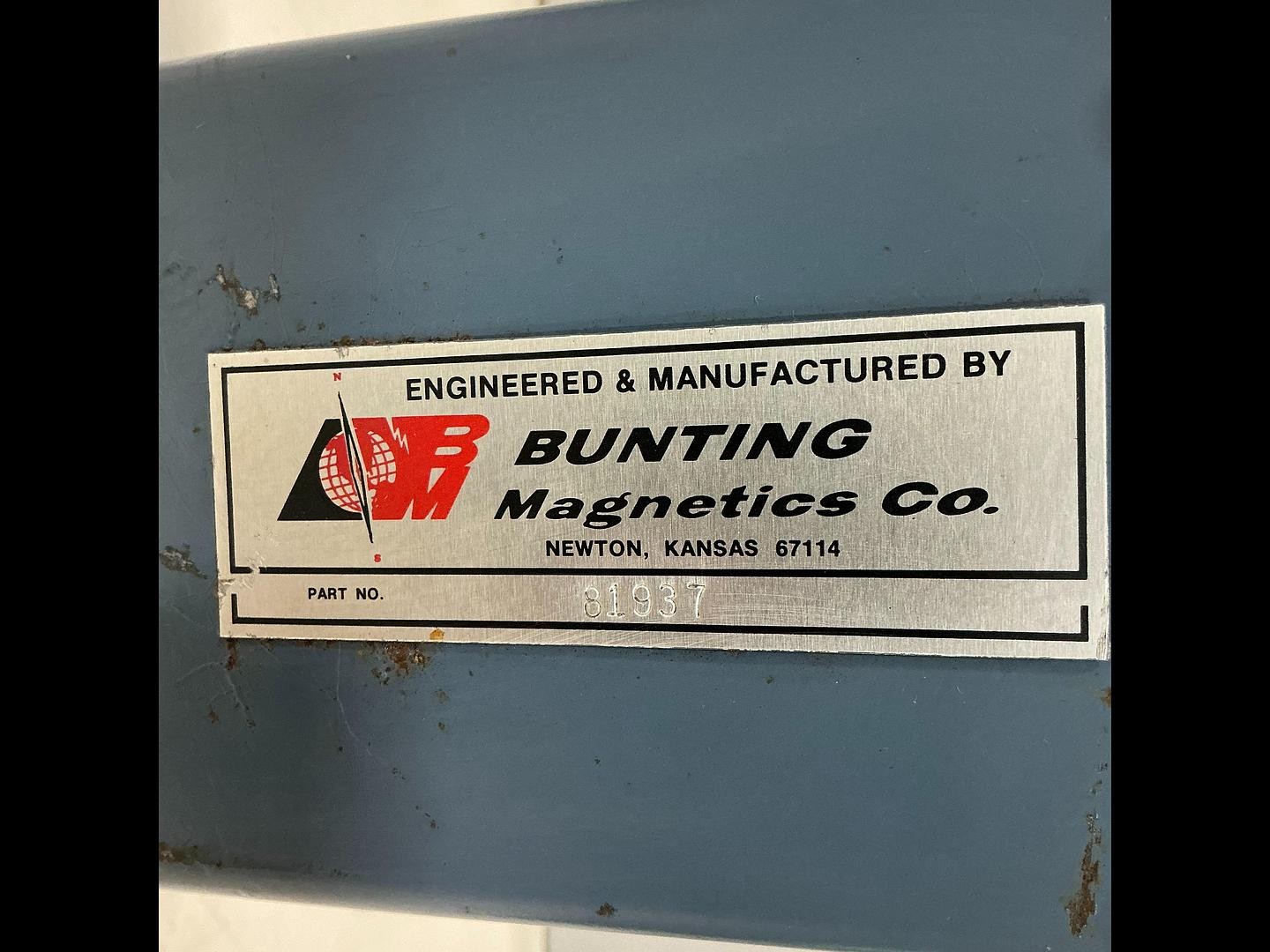 BUNTING MAGNETICS 81937 Drawer Magnet USED #151520