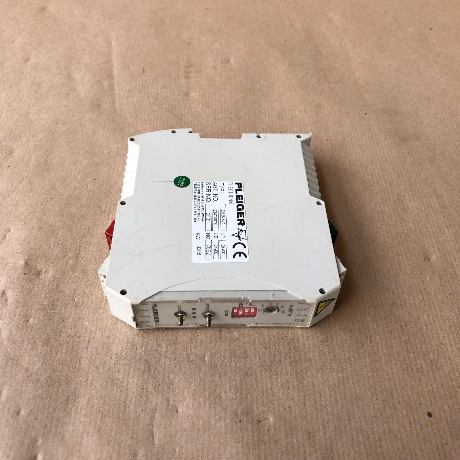 PLEIGER CM 3/S24 CONTROL MODULE