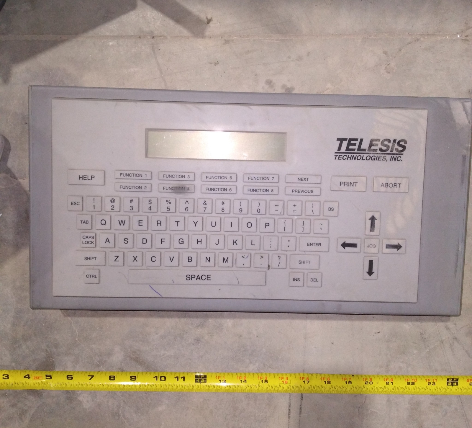 TELESIS Controller LCD Display Keyboard Marking System Terminal Unit