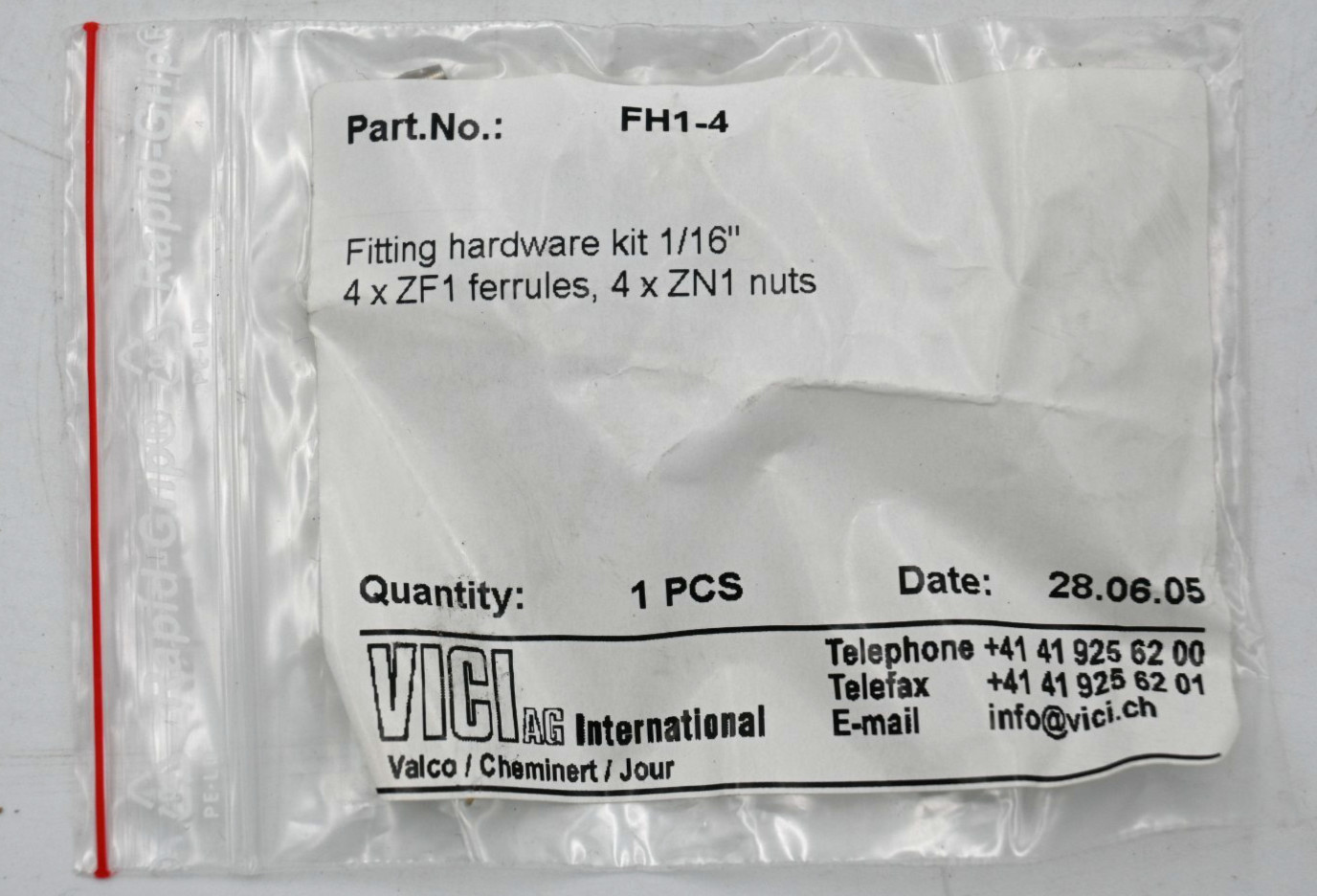 VICI CI4WE.2/1-VNL A4CI4WE.2/1-VNL INJECTION VALVE CP60812 400PSI AIR 225°C