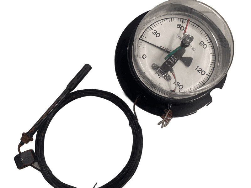 TERMOMETRO Industrial Temperature Indicator with Switch 0-150 deg.C 6″ dial 3m