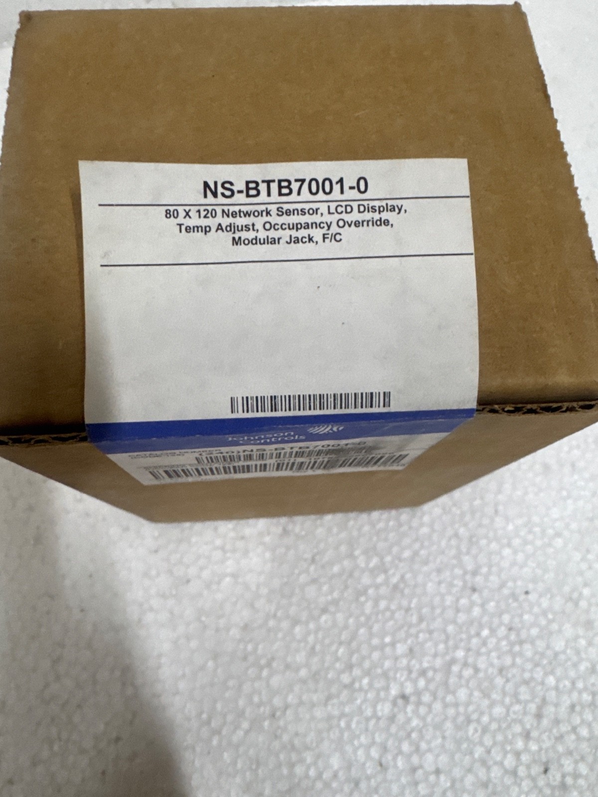 Johnson Controls NS-BTB7001-0 Network Sensor LCD Display Temp Adjust