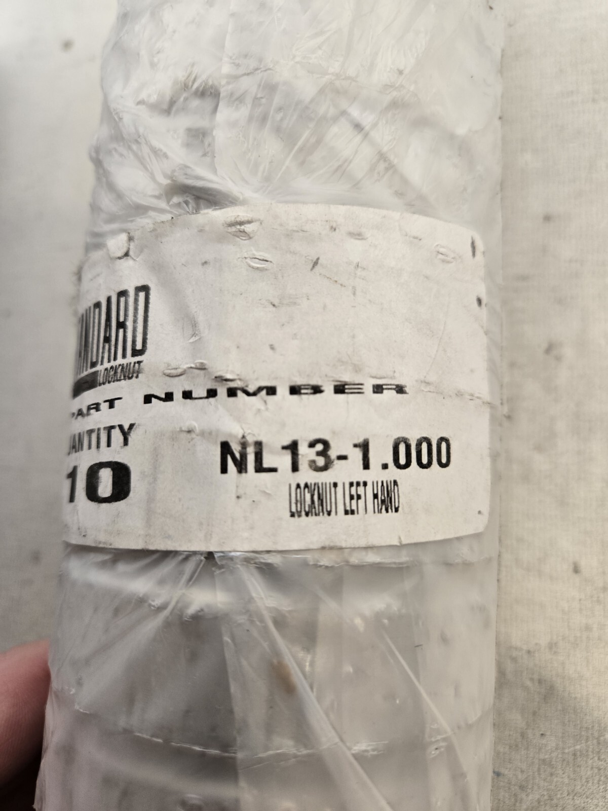 Standard Locknut NL13-1.000 Left Hand Qty-10 Retaining Nut