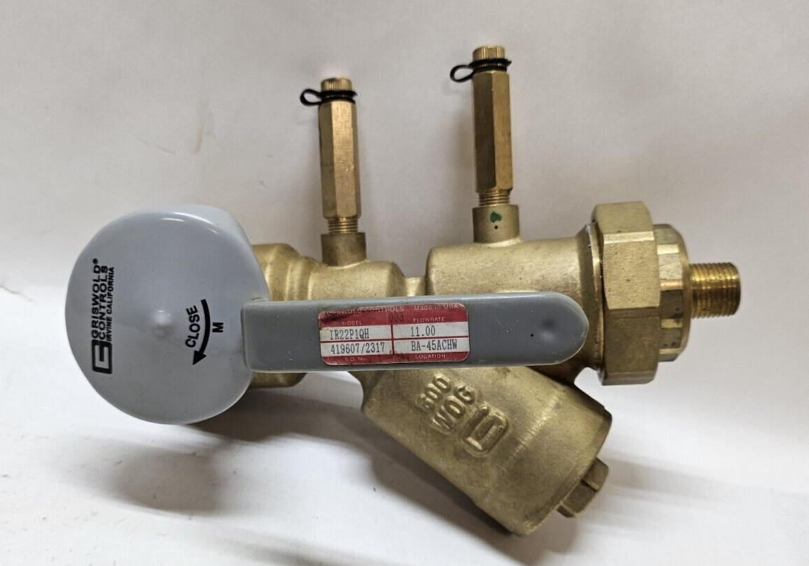 Griswold Controls 419607/2317 1.75″ IR42P1Q 600 WOG 11 Flow Rate Control Valve
