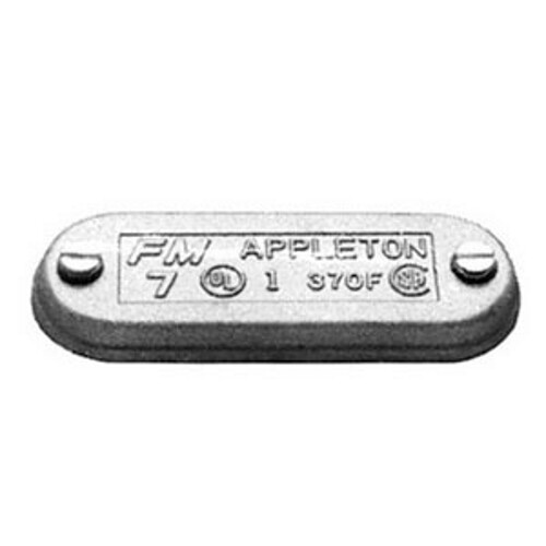 Appleton 870FSA 2-1/2″ To 3″ Form 7 Sand Cast Aluminum Wedge Conduit Cover
