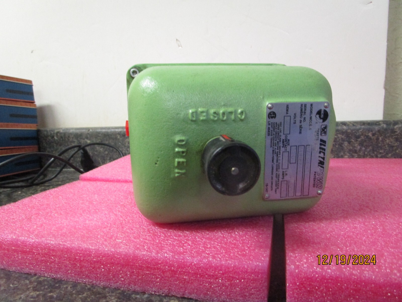 Texsteam RCS ElectriPowr Actuator MAR90-15 120V 50/60Hz NEMA7 15A