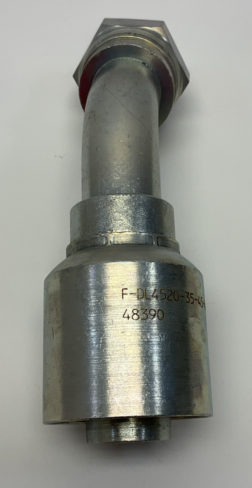 Kurt Hydraulics F-DL4520-35-45-W 1-1/4″ Hose ID X M45 X 2.0 DIN 24­° Seat 45° BT