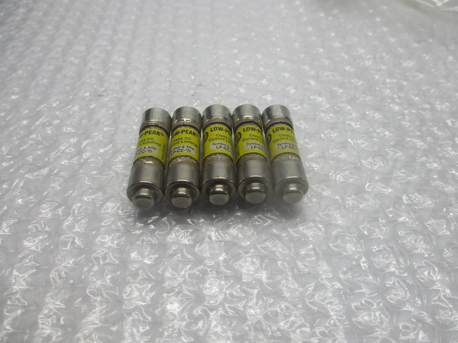 BUSSMANN LP-CC-1/2 FUSE LOT OF 5 NSNP