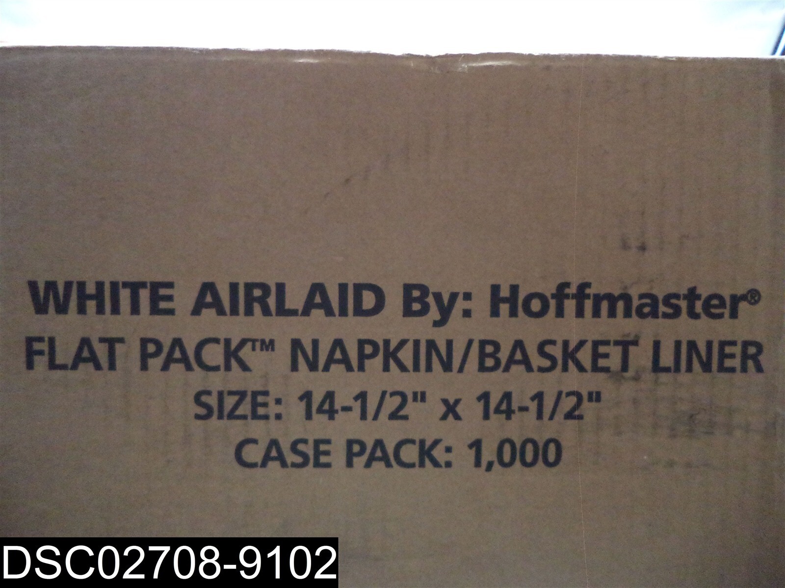 Case of 1000-125400 Hoffmaster 14-1/2″x14-1/2″ Flat Pack Napkin/Basket Liners