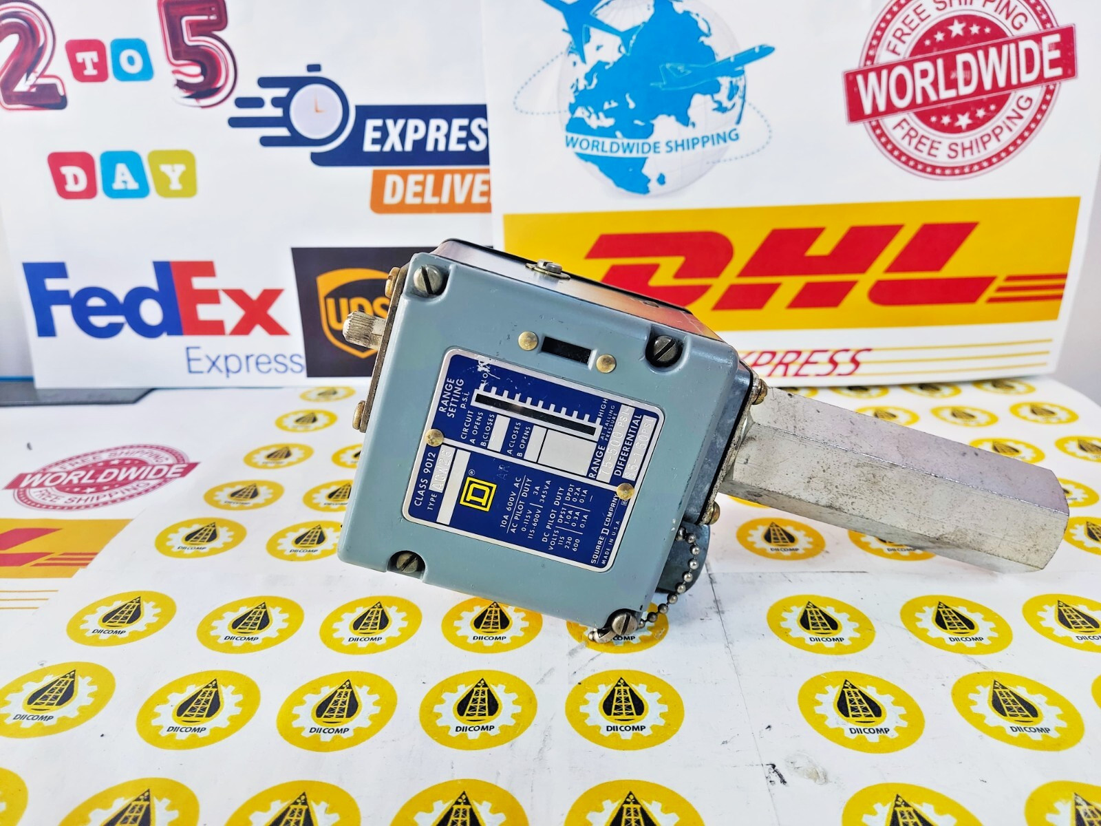 Square D ACW26 PRESSURE SWITCH CLASS 9012 FORM ACW-26
