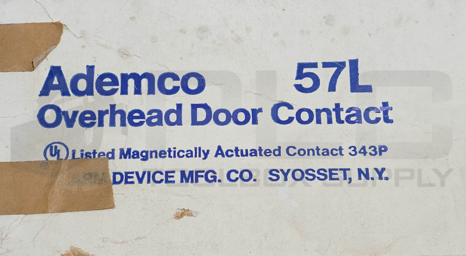 NEW ADEMCO 57L OVERHEAD DOOR CONTACT MAGNETICALLY ACTUATED 343P