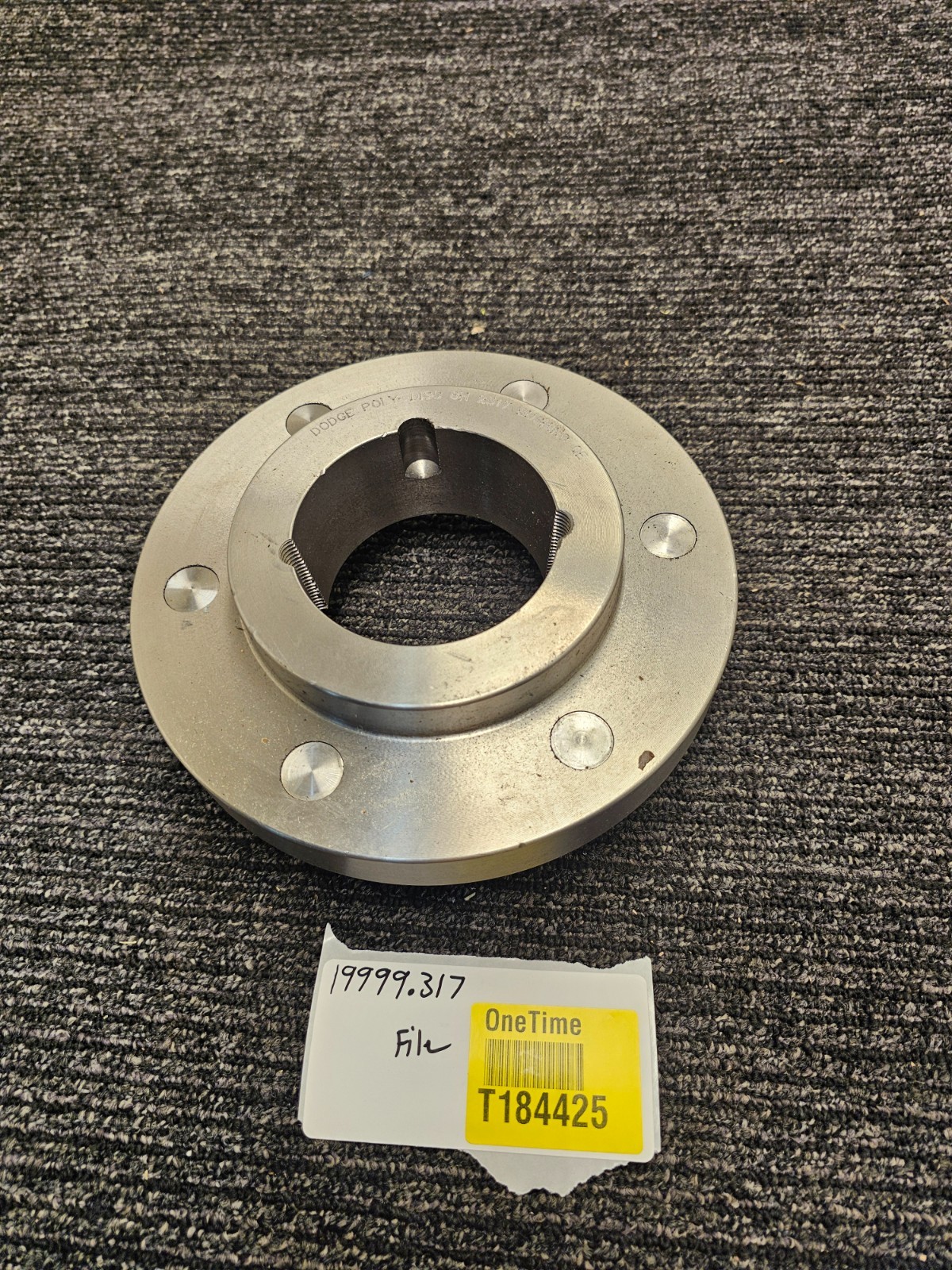 DODGE 8H 2517 POLY DISC FLANGE 3.25″ BORE 7-5/8″ Outer Diameter