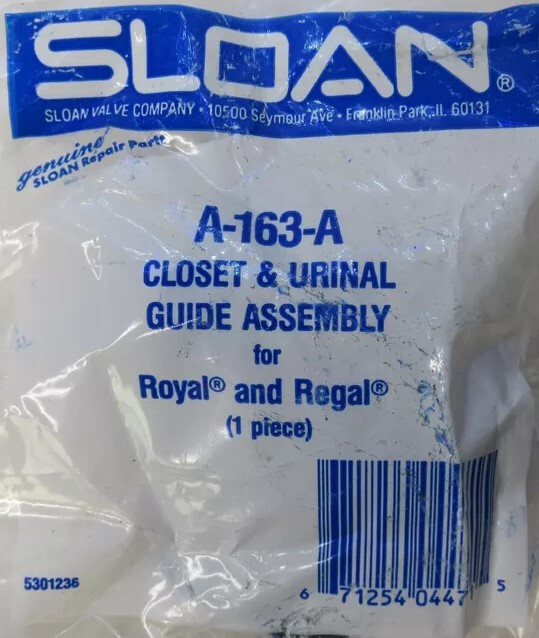 Sloan A-163-A Closet Toilet & Urinal Guide Assembly – 5301236 – NEW SEALED
