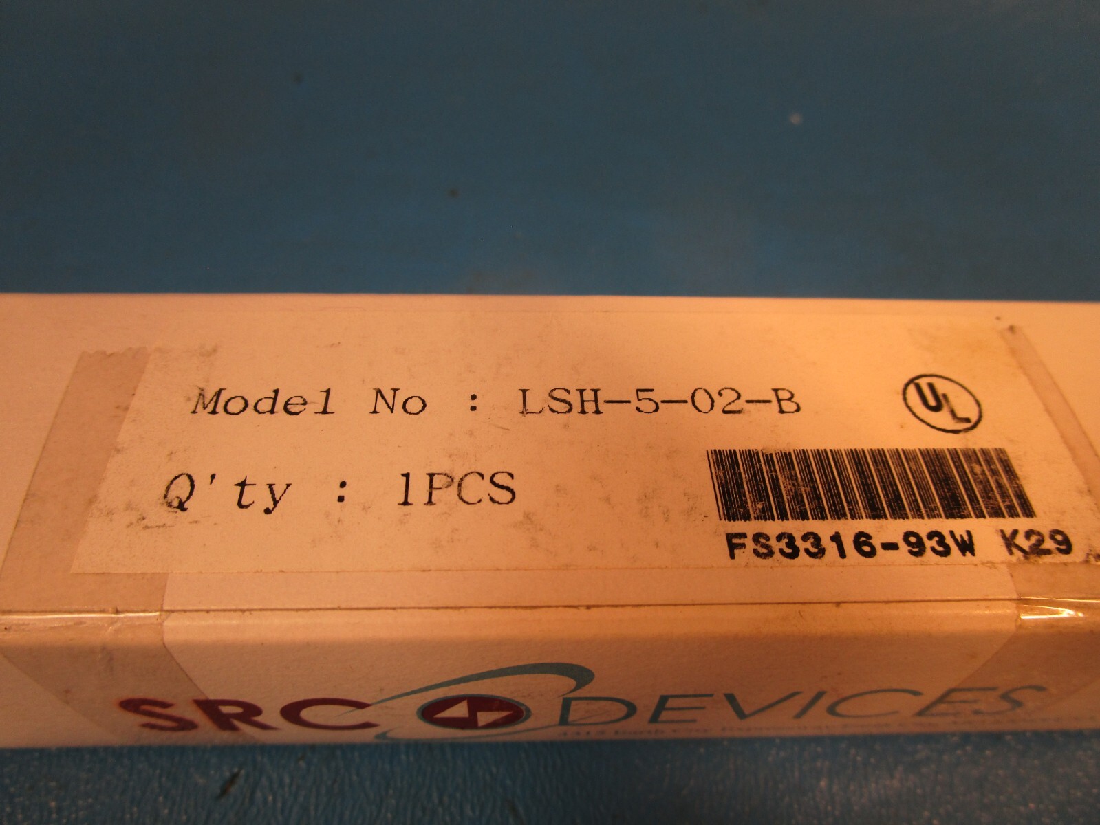 SRC DEVICES LSH-5-02-B, SWITCH, LIQUID LEVEL SWITCH