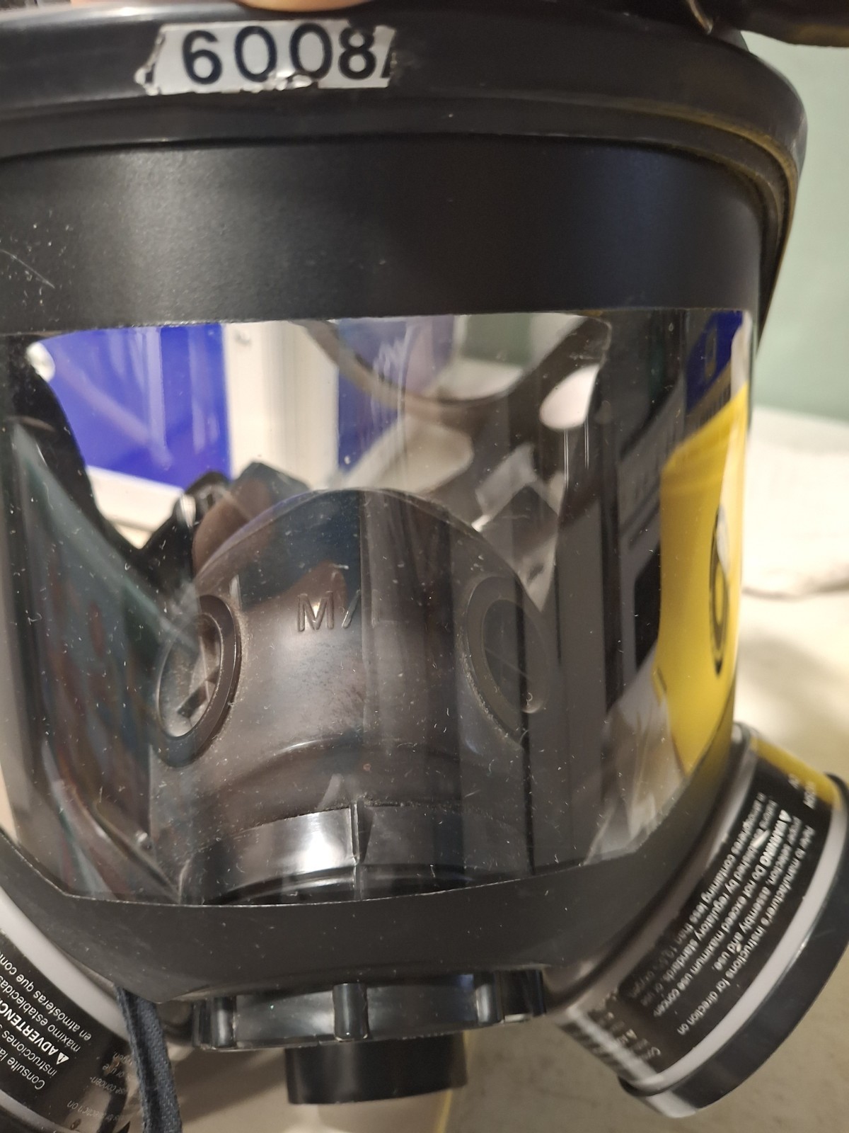 NORTH MD/LG Full Face Respirator MASK 80803 M/L Mask Size 5400 4-Point