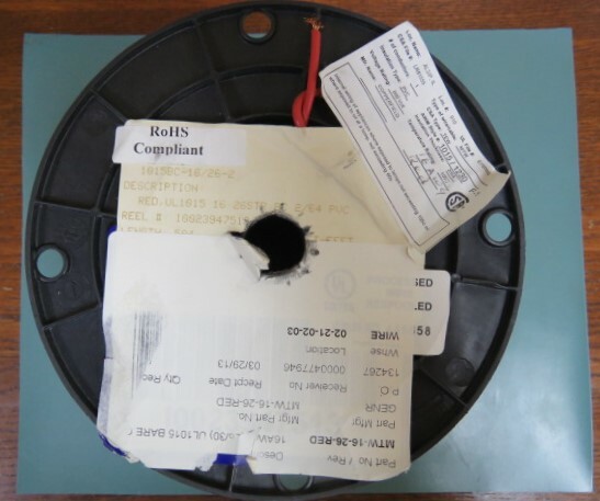 Copperfield 1015-16-26-2 Qty of 200 per Lot Hook-Up Wire, UL 1015, 16 AWG, 26 S