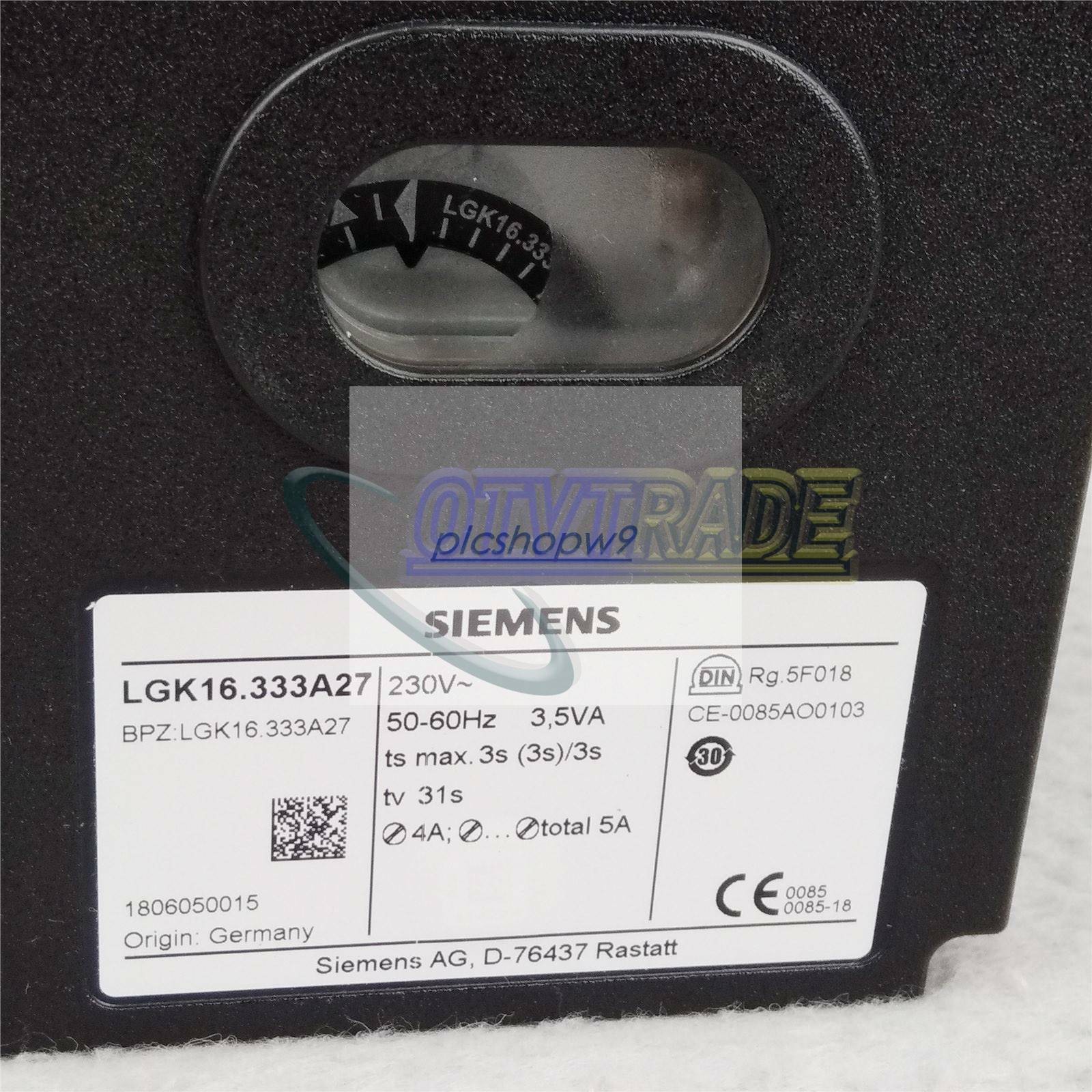SIEMENS Control Box LGK16.333A27 for Burner Controller 50-60HZ 220-240V