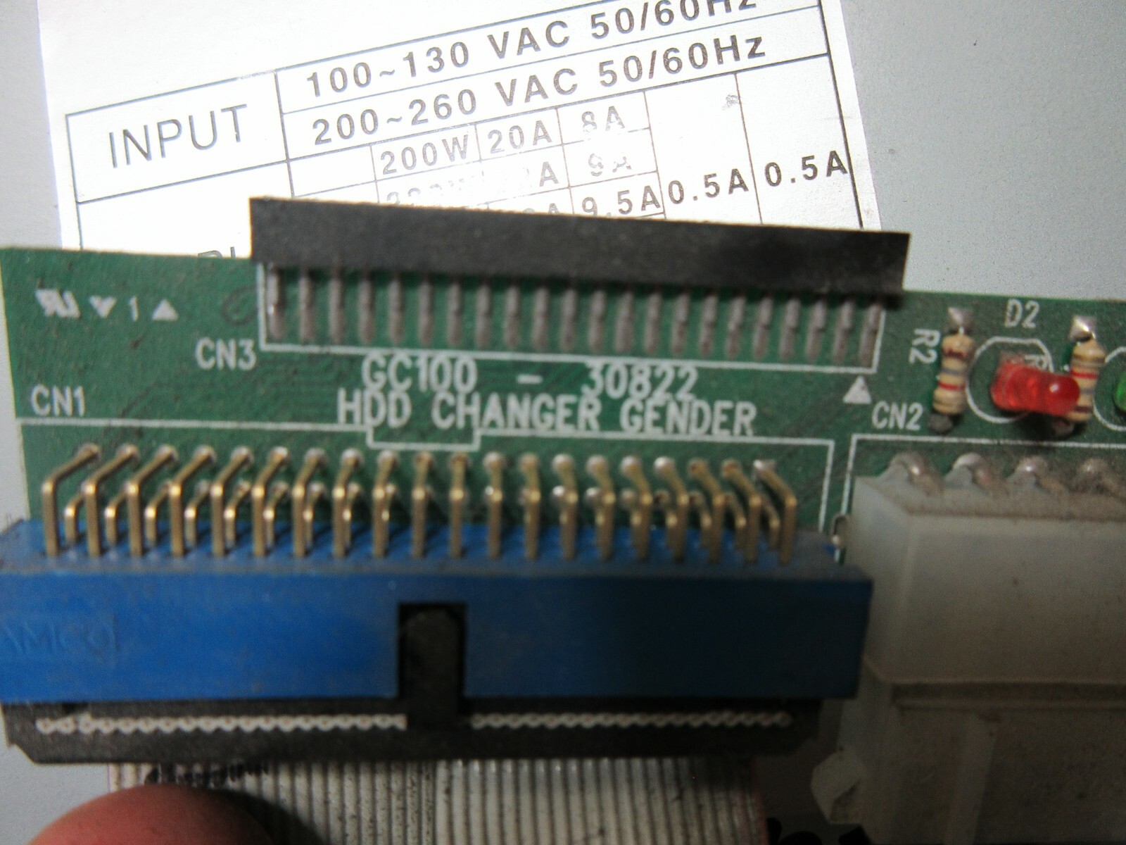CINCINNATI MILACRON CNC MILL PRO POWER SUPPLY RHO 1121/97 E108032 GC100-30822