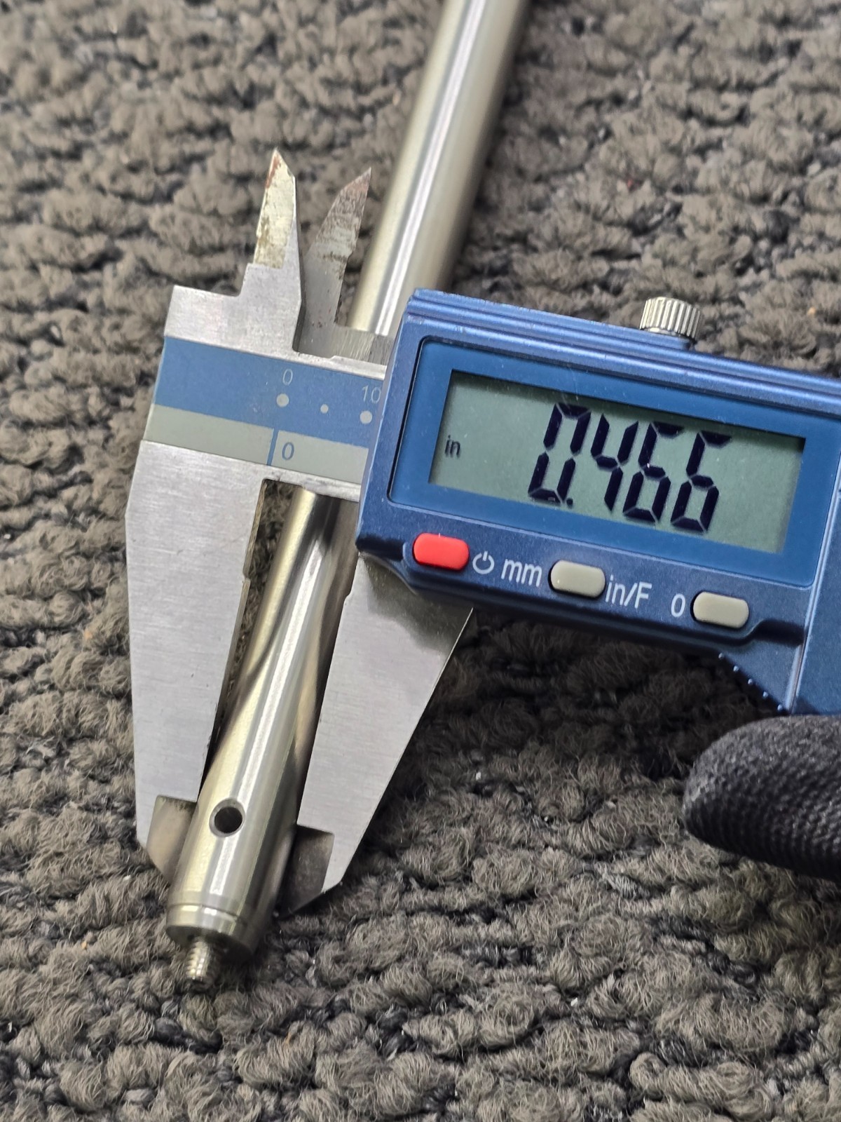 (QTY5) Thorlabs TR300/M-JP Optical Post SS M4 Setscrew M6 Tap 300mm L x 12mm Dia