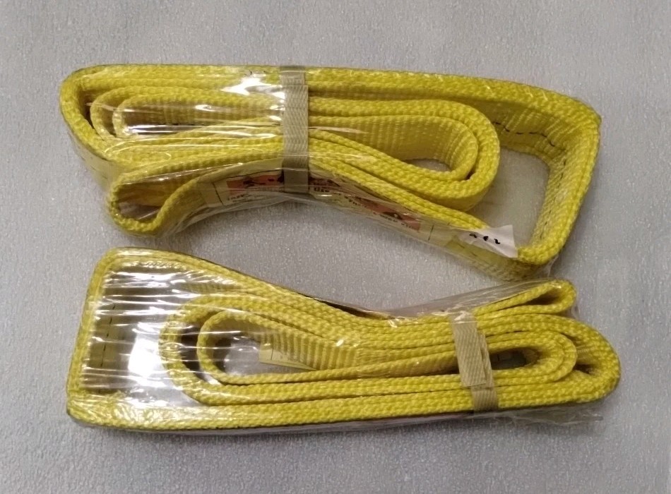 Set Of Two Stren-Flex EEF-2-902P-04 Synthetic Web Sling, 4 Ft Long 2 In Wide NEW