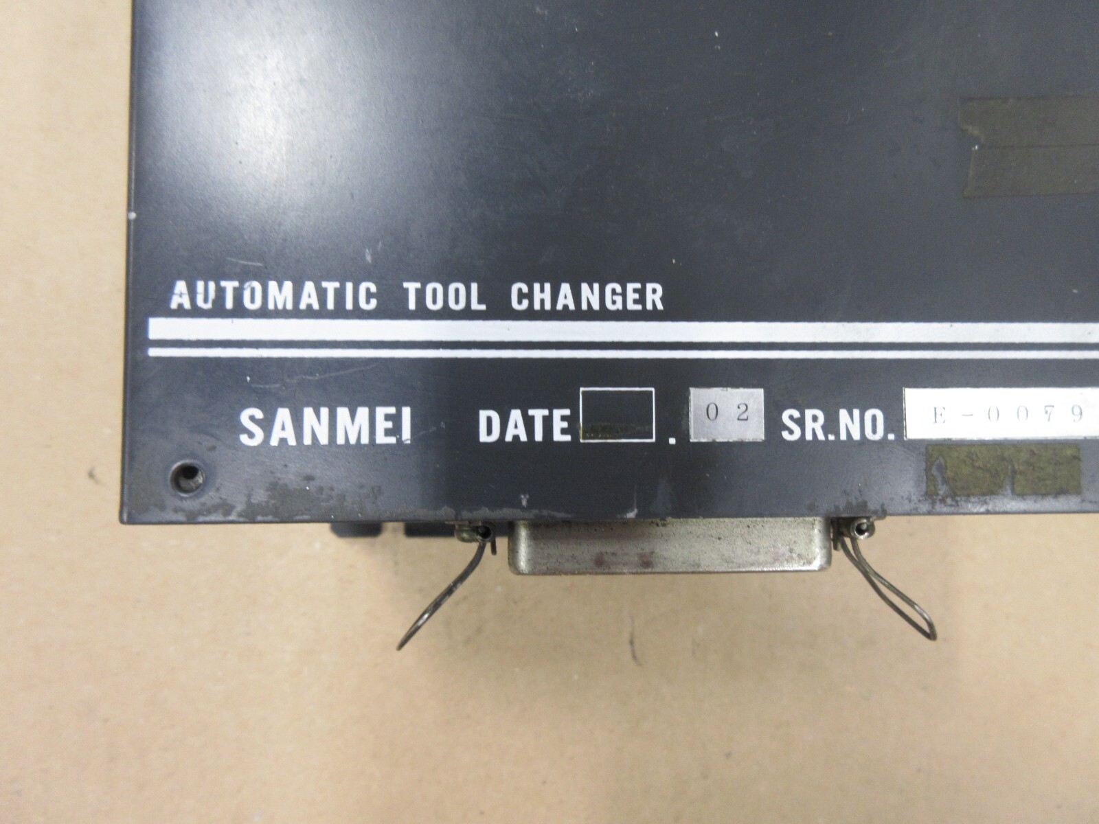 SANMEI AUTOMATIC TOOL CHANGER DRIVE ATC-10E NO.E-0079 1986.02 WARRANTY