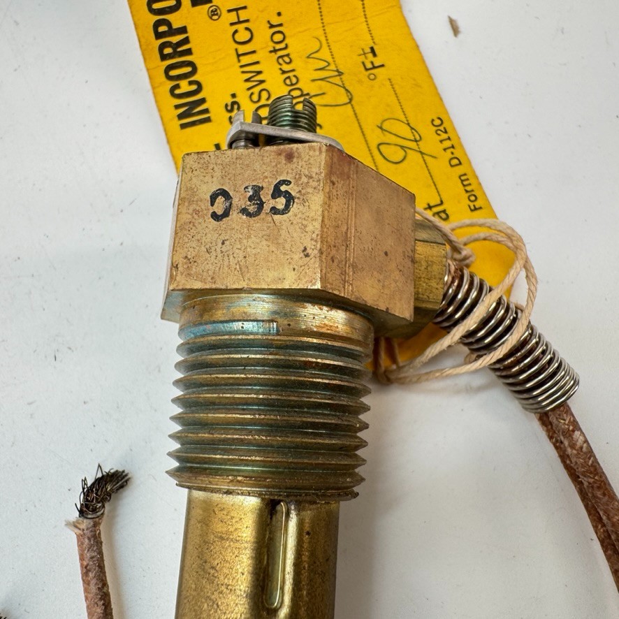 Fenwal Thermoswitch 17121-0 Thermostat 90 Degree F