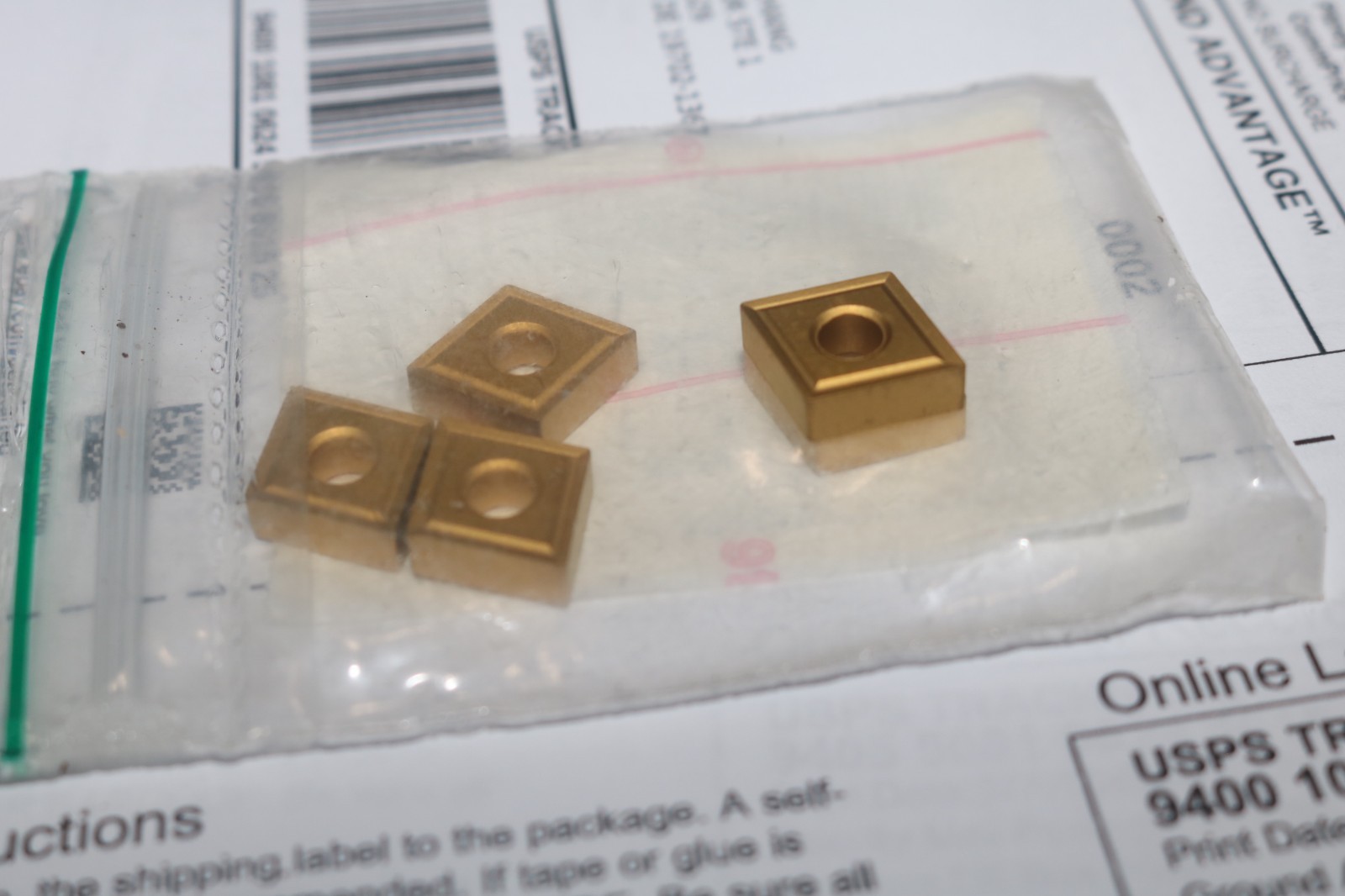 (5) NOS Kennametal carbide turning inserts PN CNMP-431 KC810