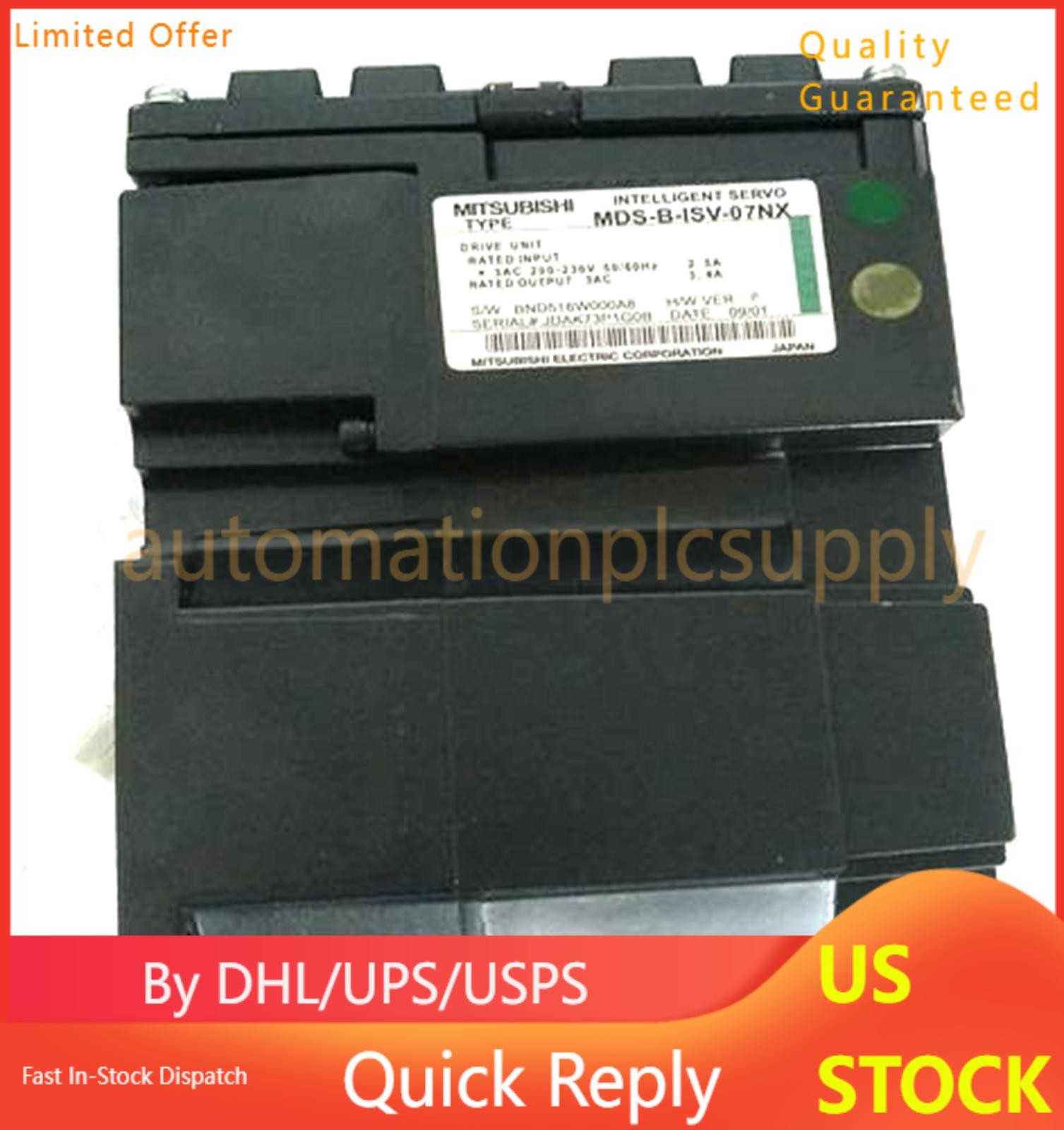 NEW MITSUBISHI MDS-B-ISV-07NX Servo Drive MDSBISV07NX