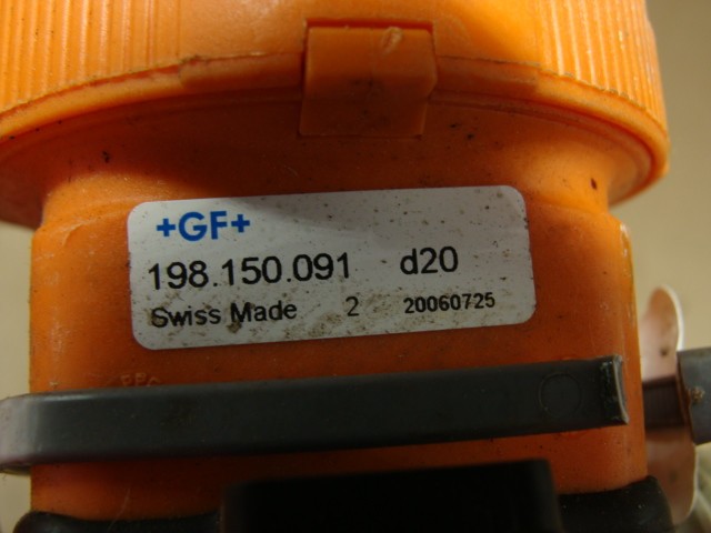 GEORG FISCHER DIAPHRAGM VALVE TYP 024 PP-H/EPDM CODE 700275507 20 DN 15