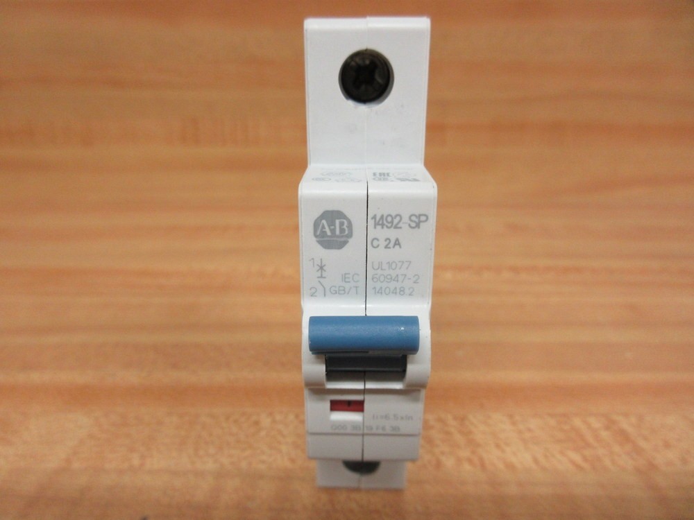 Allen Bradley 1492-SPM1C020 2A Circuit Breaker 1492SPM1C020 Mounted