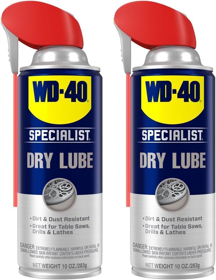 Dry Lube Spray Twin Pack 10 Oz PTFE Corrosion & Friction Protection