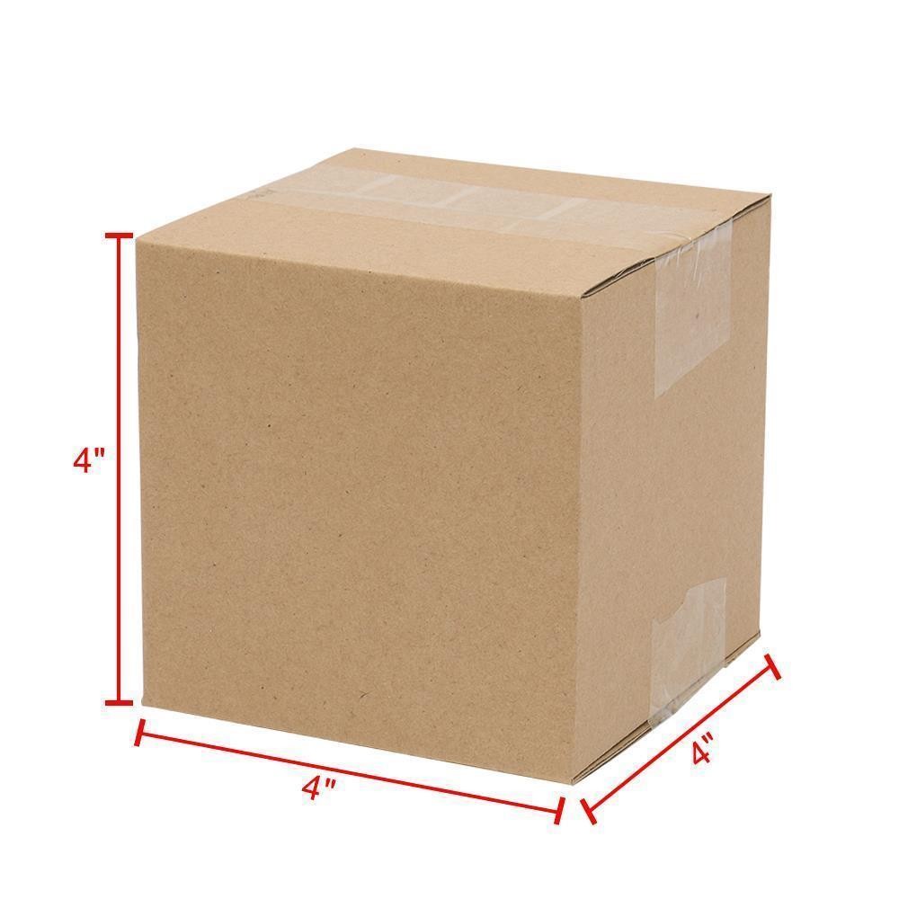 100PC 4x4x4 Cardboard Paper Boxes Mailing Packing Shipping Box Corrugated Carton