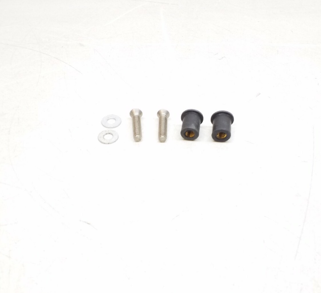 2177R Wellnuts 1/4″ – 20 W/Nuts & Washer x 2pc – Free Shipping