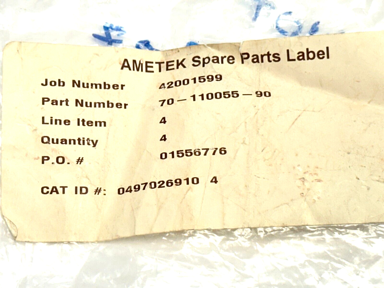 Ametek 70-110055-90 Capacitor Bracket for AMSAC 1KVA Inverter LOT OF 8